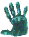 B Hand gruen klein